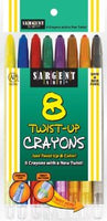 Sargent Art - 8 Twist-Up Crayons