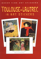 Toulouse-Lautrec: 16 Art Stickers