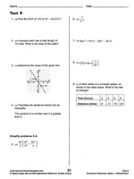 Saxon Algebra 1, 4th Edition Homeschool Testing Book