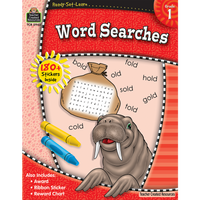 Ready-Set-Learn: Word Searches Grade 1