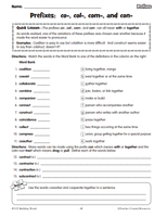 Building Words: Using Roots, Prefixes and Suffixes (Grade 4)
