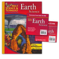 Holt Science & Technology: Earth Science Homeschool Package with Parent Guide CD-ROM