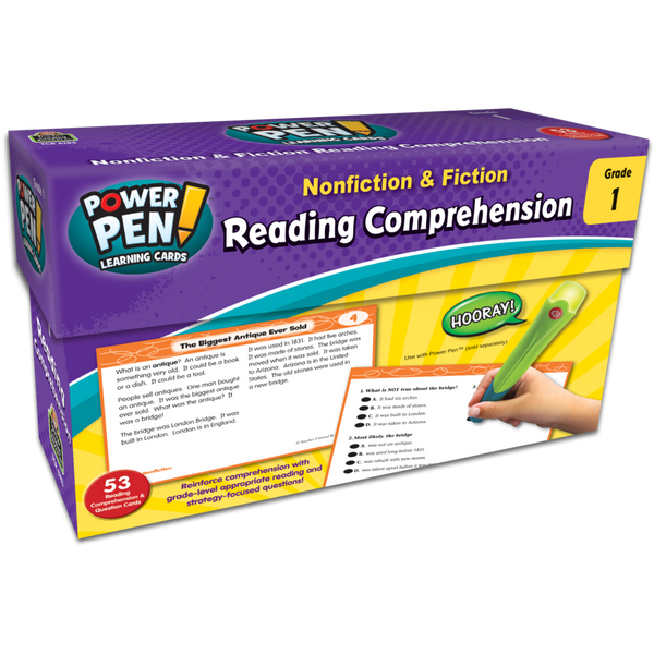 Power Pen Reading Comprehension Cards Grade 1