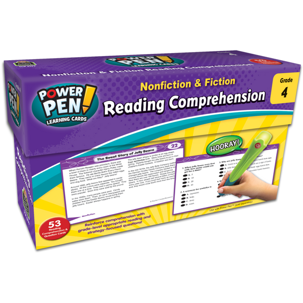 Power Pen Reading Comprehension Cards Grade 4