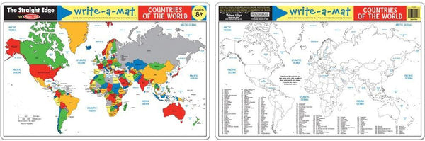 Write-A-Mat Countries of the World
