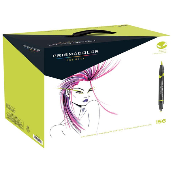 Prismacolor Double Ended Brush Markers 156 Color Set