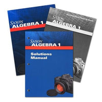 Saxon Algebra 1 Homeschool Kit with Solutions Manual, Fourth Edition