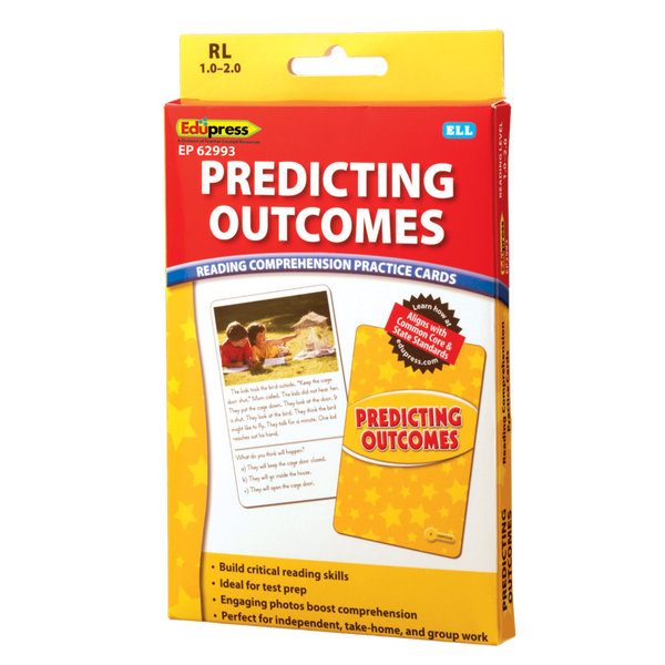 Reading Comprehension Practice Cards: Predicting Outcomes RL 1.0-2.0
