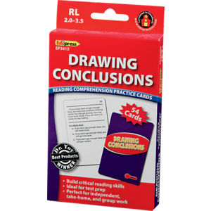 Drawing Conclusions: Reading Comprehension Practice Cards RL-2.03.5