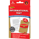 Informational Text: Reading Comprehension Practice Cards RL-2.0-3.5