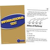 Informational Text: Reading Comprehension Practice Cards RL-3.5-5.0