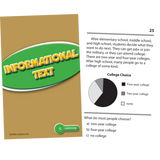 Informational Text: Reading Comprehension Practice Cards RL-5.0-6.5