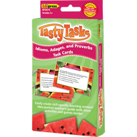 Tasty Tasks Idioms, Adages, and Proverbs Task Cards