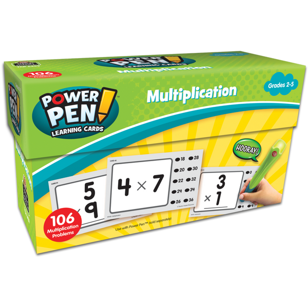 Power Pen Learning Cards: Multiplication