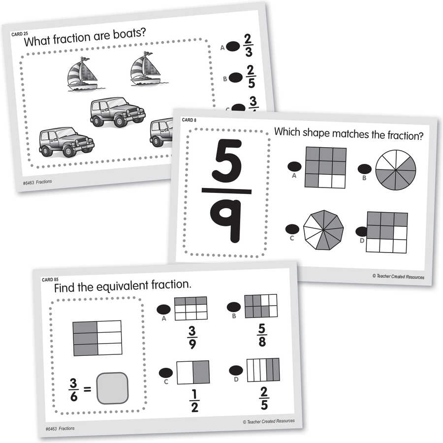 Power Pen Learning Cards: Fractions – Miller Pads & Paper