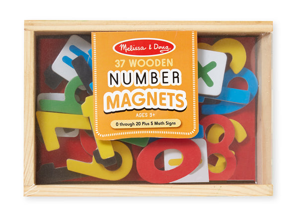 Wooden Numbers Magnets