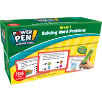 Power Pen Learning Cards: Solving Word Problems Grade 1