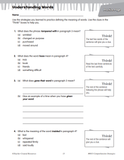 Targeting Comprehension Strategies for the Common Core (Grade 6)