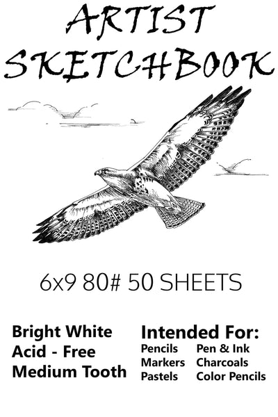 80# 6X9 Sketchbook