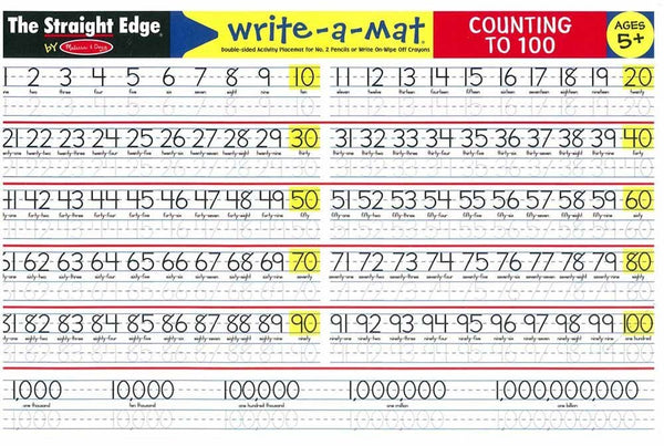 Write-A-Mat: Counting to 100