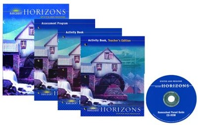 Harcourt Horizons Grade 4 Homeschool Package with Parent Guide CD-ROM