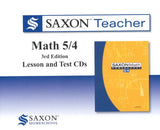 Saxon Teacher for Math 5/4, 3rd Edition on CD-Rom