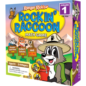 Ranger Rick's Rockin' Raccoon Math Game-Grade 1