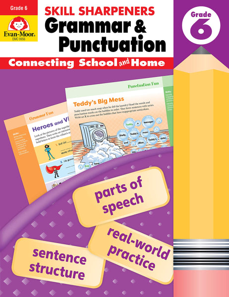 Skill Sharpeners: Grammar & Punctuation, Grade 6