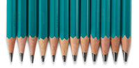 Turquoise Graphite Pencils