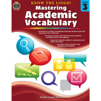 Know the Lingo! Mastering Academic Vocabulary (Grade 3)