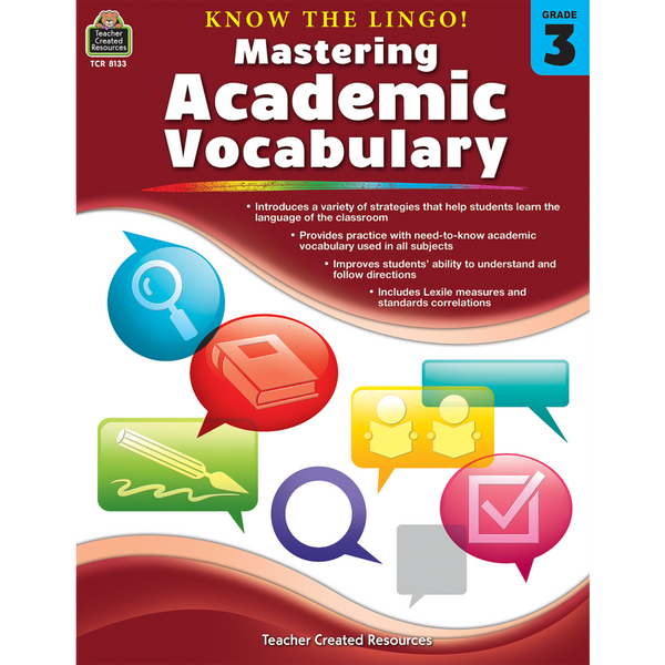 Know the Lingo! Mastering Academic Vocabulary (Grade 3)