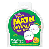 Math Wheel Flash Cards Multiplication and Division