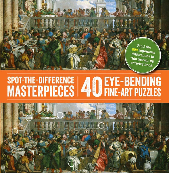 Spot-The-Difference Masterpieces: Eye-Bending Fine-Art Puzzles