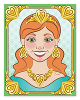 Make-A-Face Sticker Pad Sparkling Princesses