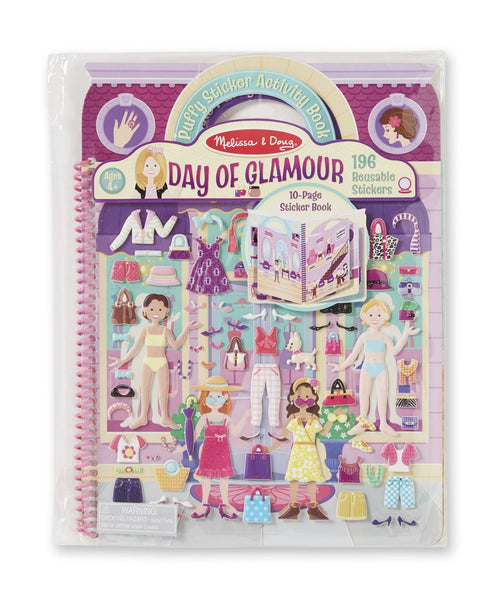 Puffy Sticker Day of Glamour Book