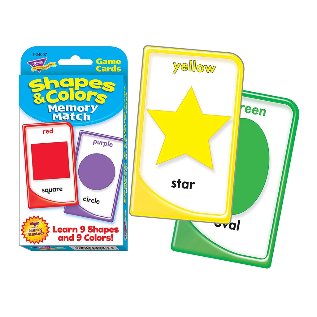Shapes & Colors Memory Match – Miller Pads & Paper