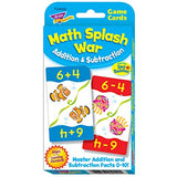 Math Splash War Game Cards