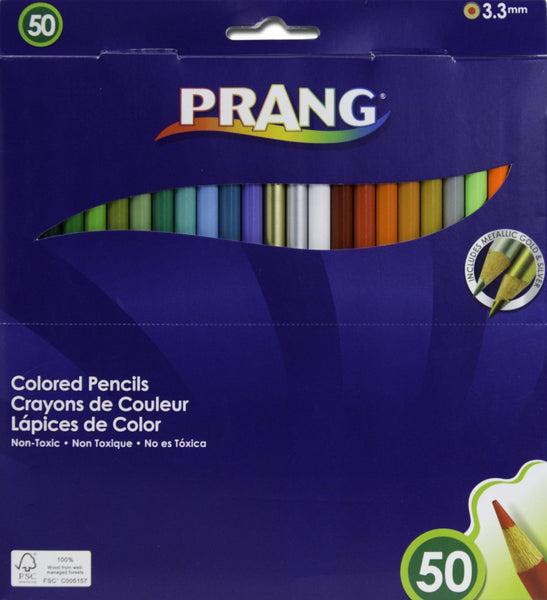 Prang - 50 Color Pencils – Miller Pads & Paper
