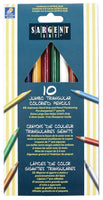 Jumbo Triangular Colored Pencils (10 Count)