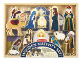 Classic Wooden Christmas Nativity Set