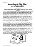 Anne Frank: The Diary of a Young Girl Literature Guide, Gr. 5-8