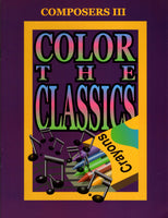 Color The Classics: Composers 3 Book