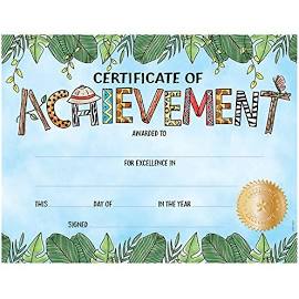 Safari Friends Certificate of Achievment