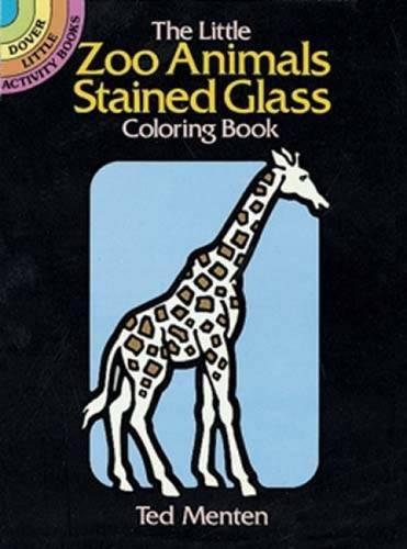 The Little Zoo Animals Stained Glass Coloring Book