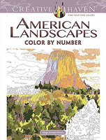 American Landscapes Color by Number