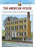 The American House Architecture Coloring Book