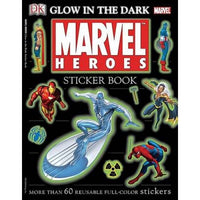 Glow In The Dark Marvel Heroes Sticker Book