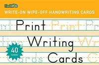 Print Writing Wipe-off Cards