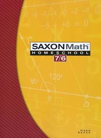Saxon Math 7/6 Student Edition