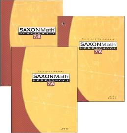 Saxon Math 7/6 Homeschool Kit